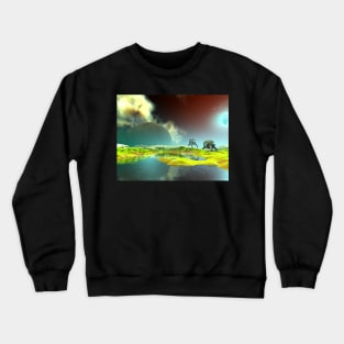 The Planet at the Edge of the Cloud Crewneck Sweatshirt